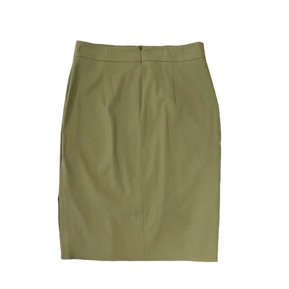 Classiques Entier Olive/Sage Green Pencil Straight Skirt - SIZE 10 - Picture 4 of 9